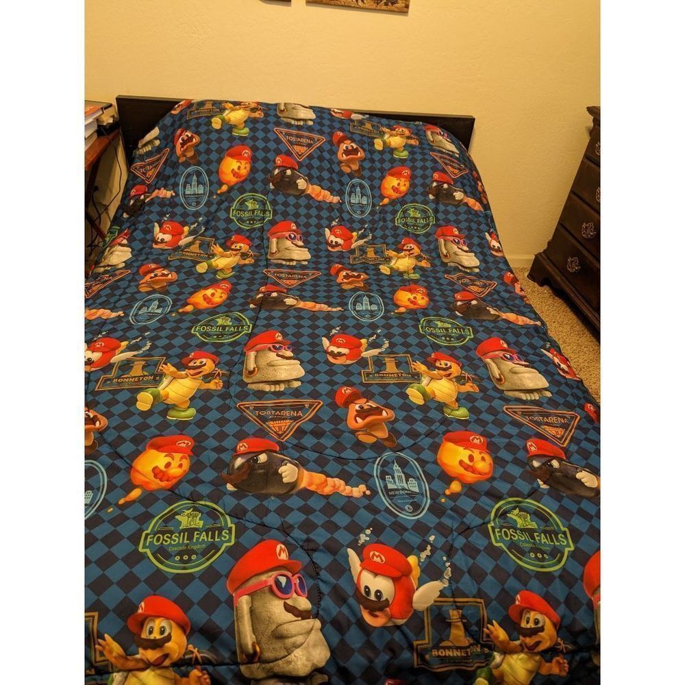 Nintendo Super Mario Odyssey  Reversible Full Size Comforter